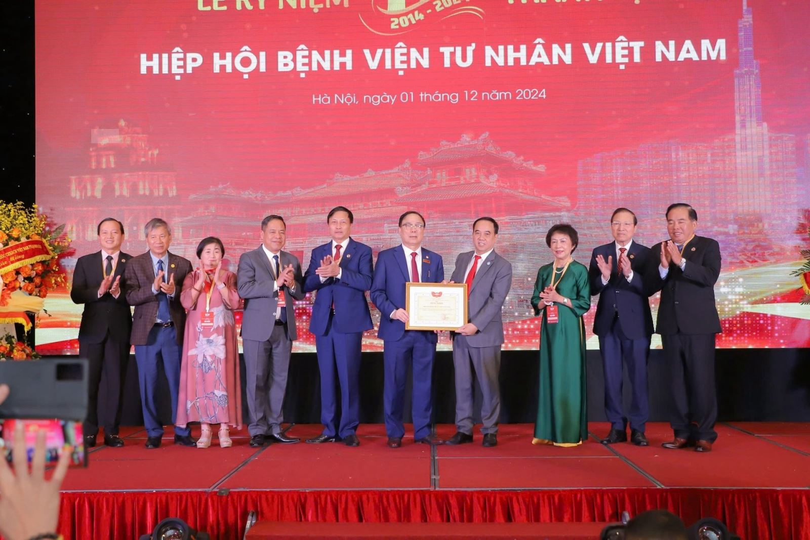 Nhân dịp kỷ niệm 10 năm thành lập, Hiệp hội đã được nhận nhiều danh hiệu khen thưởng cao quý