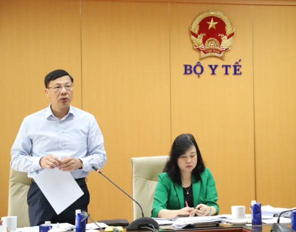 Phó Chủ nhiệm Văn phòng Chính phủ Phạm Mạnh Cường phát biểu tại hội nghị