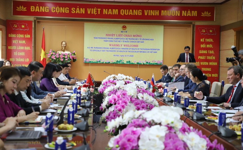 Chương trình hội đàm song phương được tiếp nối từ Bản ghi nhớ về hợp tác y tế giữa hai Bộ Y tế vào tháng 5 năm 2025