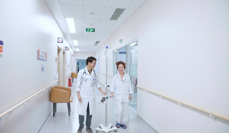 Bệnh nhân hồi phục nhanh sau phẫu thuật.