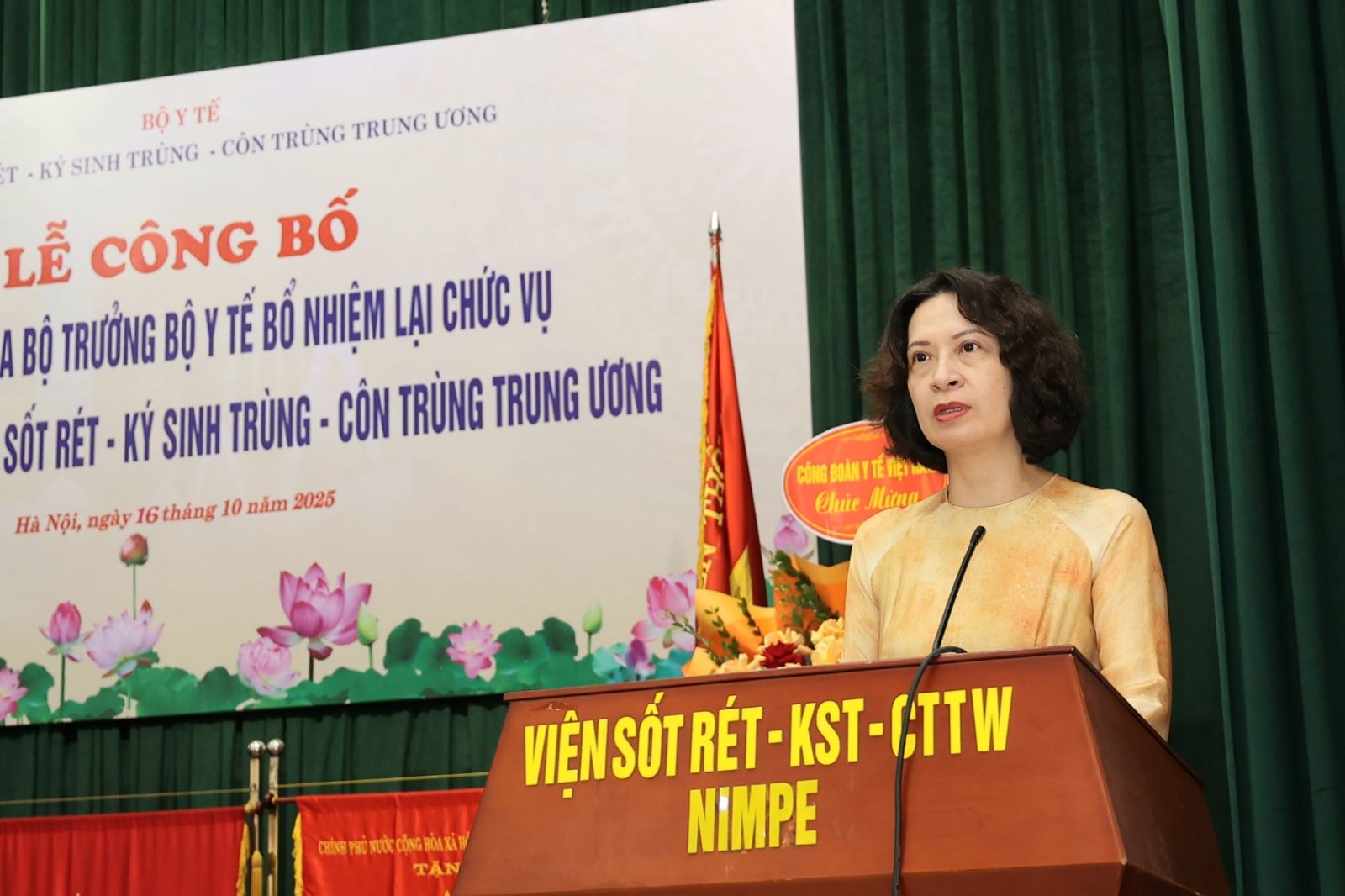 PGS.TS Nguyễn Thị Liên Hương - Thứ trưởng Bộ Y tế phát biểu.