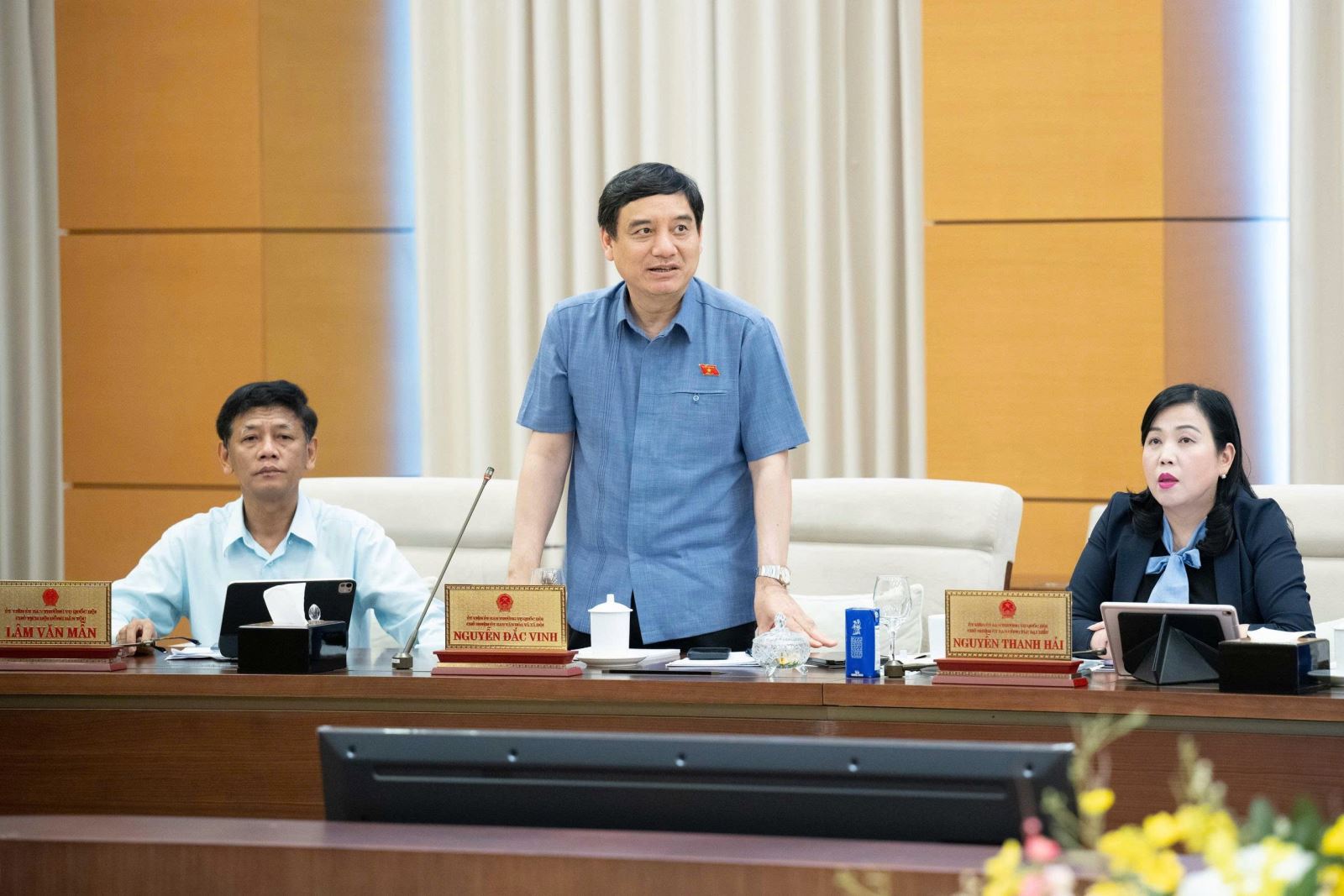 Chủ nhiệm Ủy ban Văn hóa và Xã hội Nguyễn Đắc Vinh