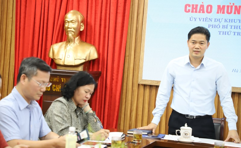 Thứ trưởng Thường trực Bộ Y tế Vũ Mạnh Hà kết luận chương trình làm việc