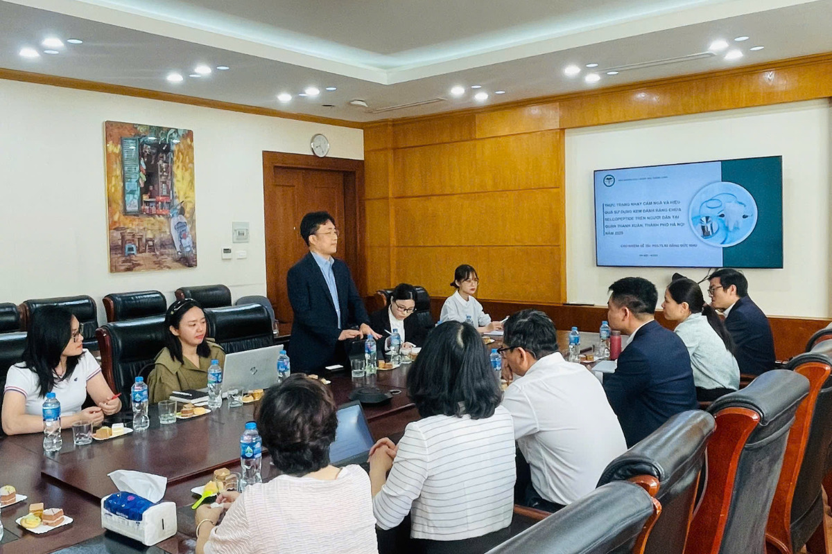 Buổi trao đổi giữa Orion, Viện nghiên cứu Y Dược học Thăng Long (IMP), Nha khoa Việt Tín với sự tham vấn pháp lý của Medicallaw - Ảnh: Medicallaw