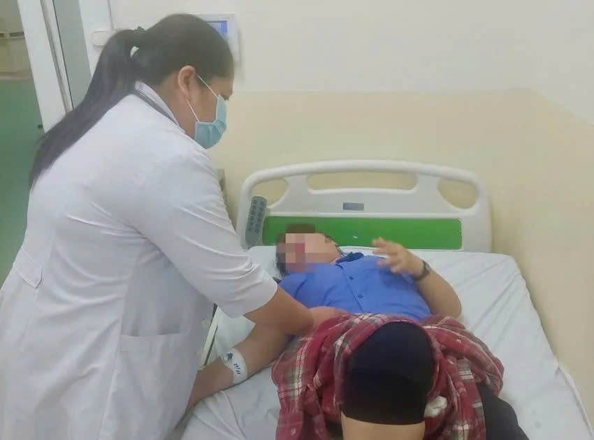 Bệnh nhân điều trị tại Bệnh viện Đa khoa khu vực Hóc Môn.