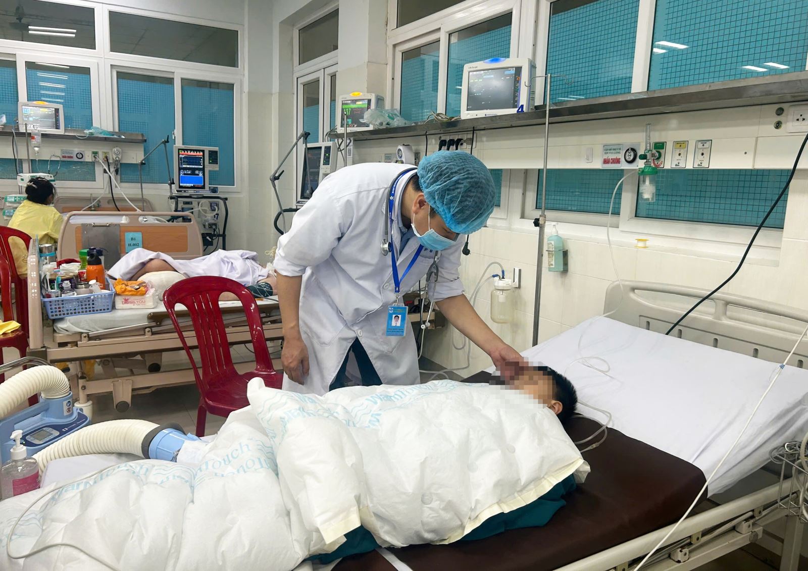 Sau thời gian điều trị, cháu T. đã được xuất viện.