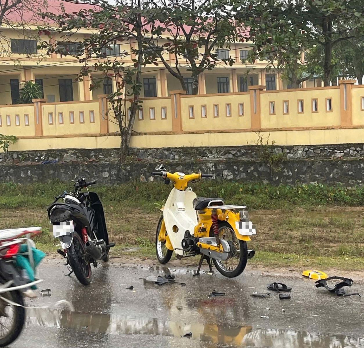 Hiện trường vụ việc.