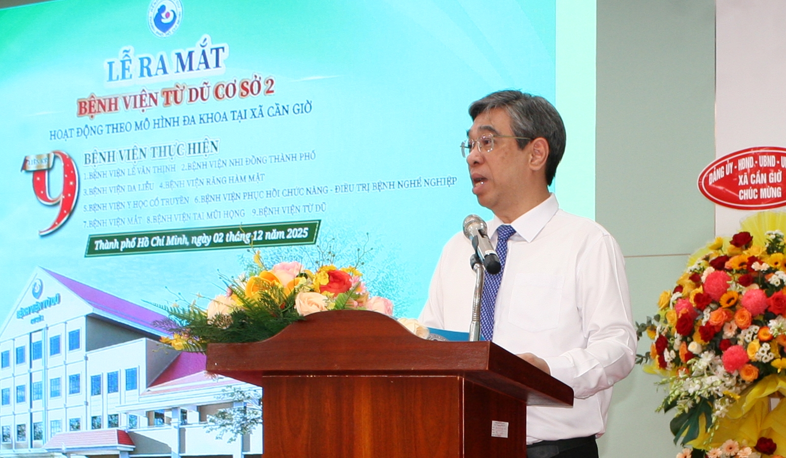 Phó Bí thư Thành ủy TPHCM Nguyễn Phước Lộc phát biểu.