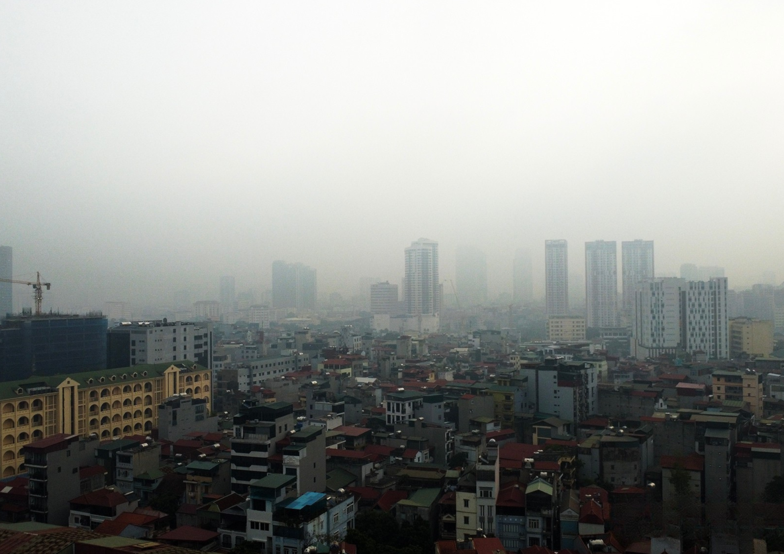 Hà Nội ô nhiễm không khí kéo dài.