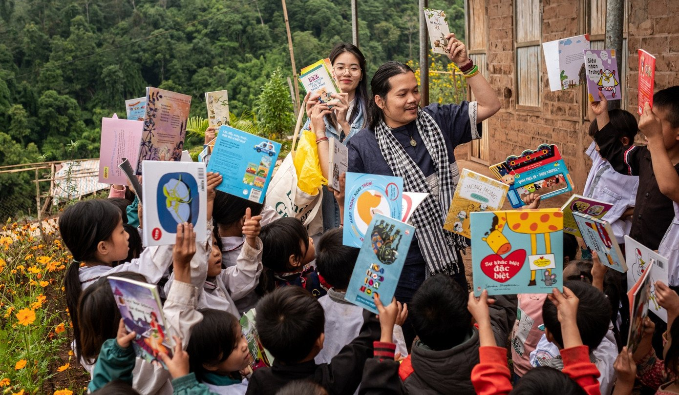 Ông Hoàng Hoa Trung là người sáng lập dự án Nuôi em.
