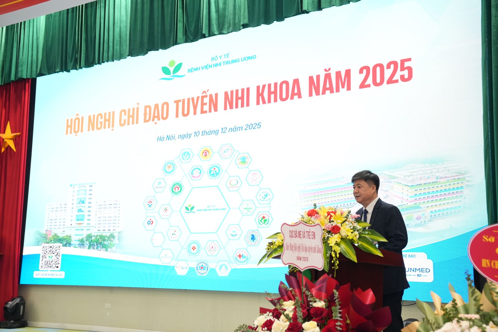 Ông Đinh Anh Tuấn – Cục trưởng Cục Bà mẹ và Trẻ em phát biểu.