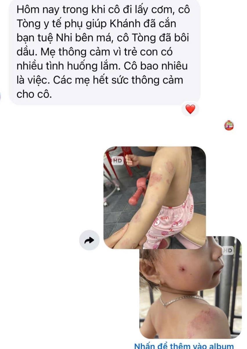 Phụ huynh bức xúc về nội dung phản hồi của giáo viên.