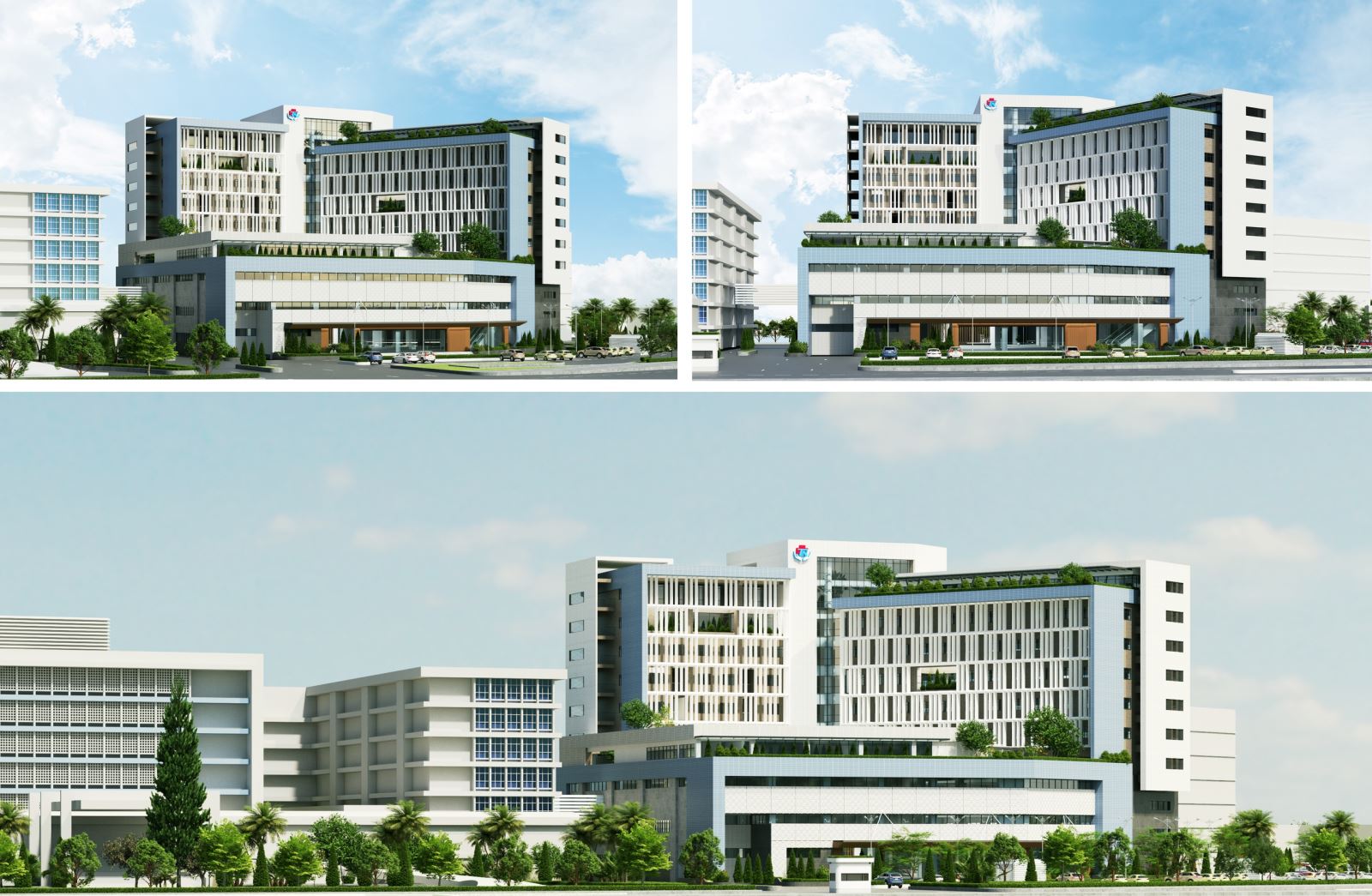 Dự án Trung tâm chăm sóc, khám và điều trị chất lượng cao cho cán bộ được xây dựng trong khuôn viên Bệnh viện Thống Nhất với tổng diện tích sàn lên tới 32.276,8 m².