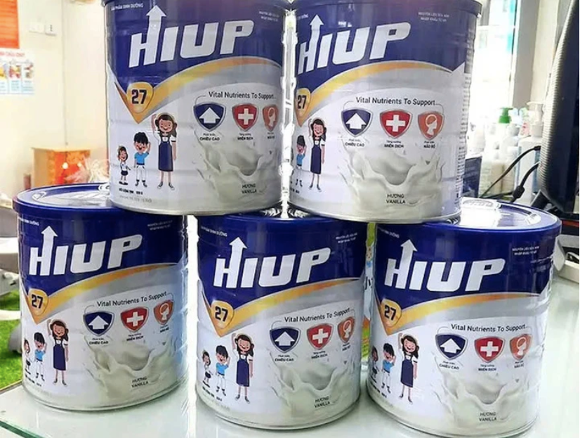 Sản phẩm sữa giả HIUP chủ yếu được bán trực tuyến.