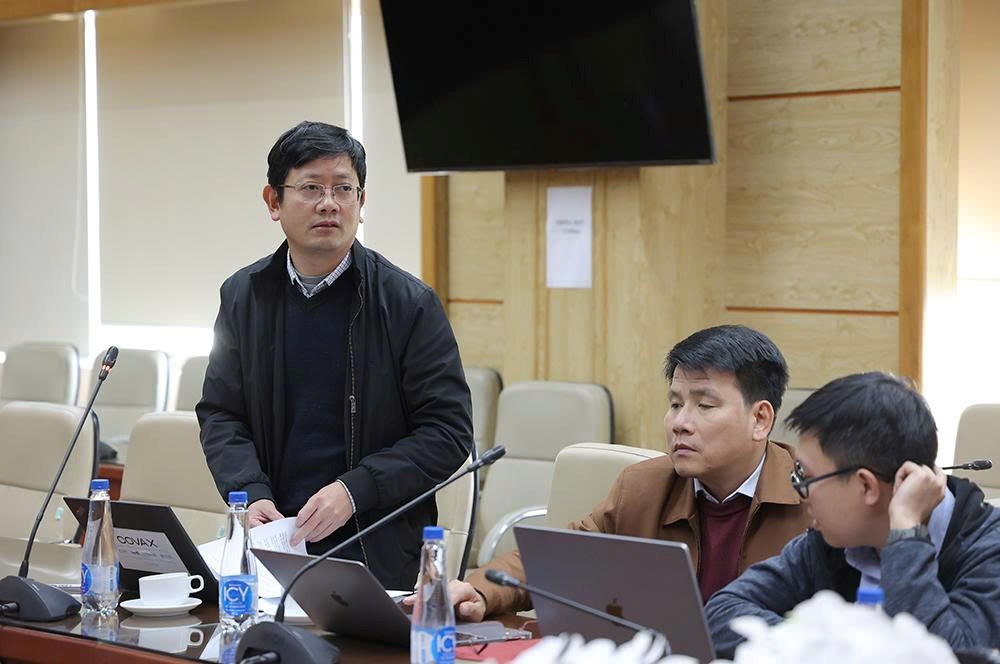 Các đại biểu tham dự cuộc họp báo cáo Thứ trưởng Nguyễn Tri Thức về kế hoạch triển khai nhiệm vụ năm 2026