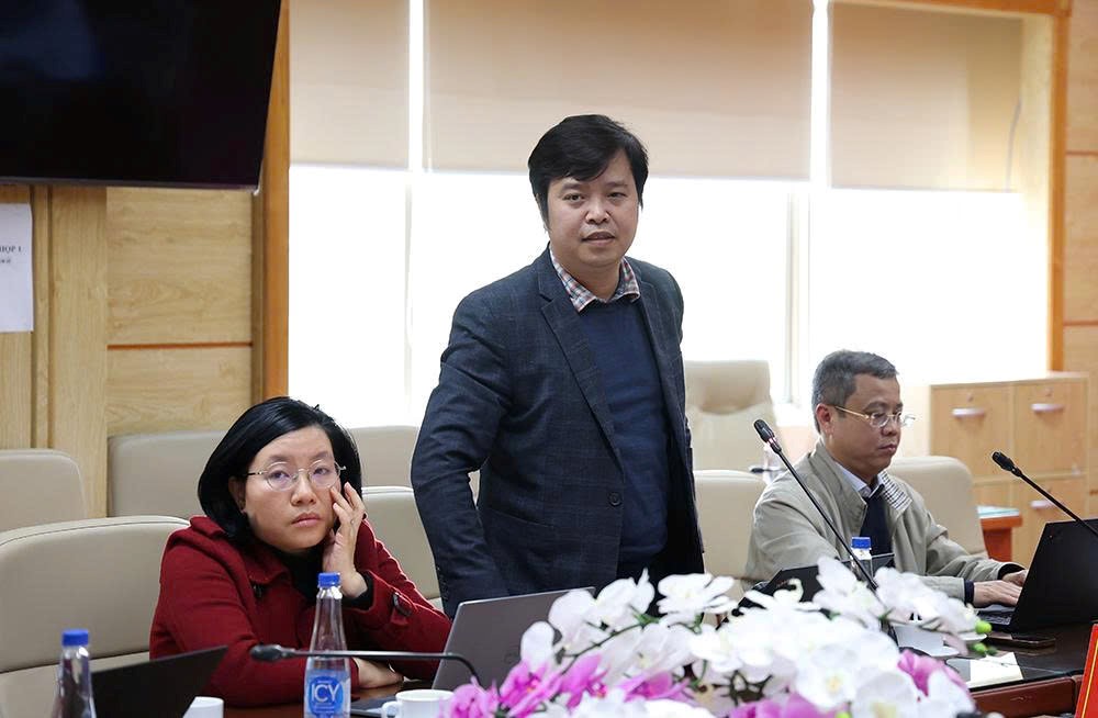 Các đại biểu tham dự cuộc họp báo cáo Thứ trưởng Nguyễn Tri Thức về kế hoạch triển khai nhiệm vụ năm 2026