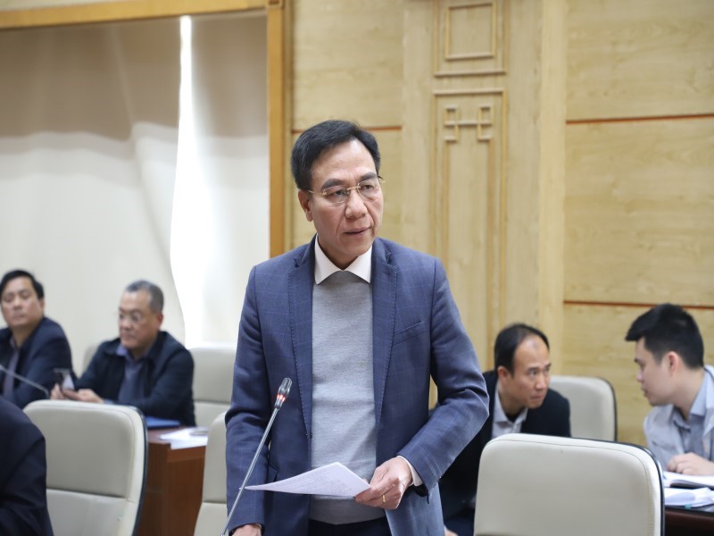 Ông Lê Hồng Trung, Giám đốc Sở Y tế tỉnh Phú Thọ phát biểu