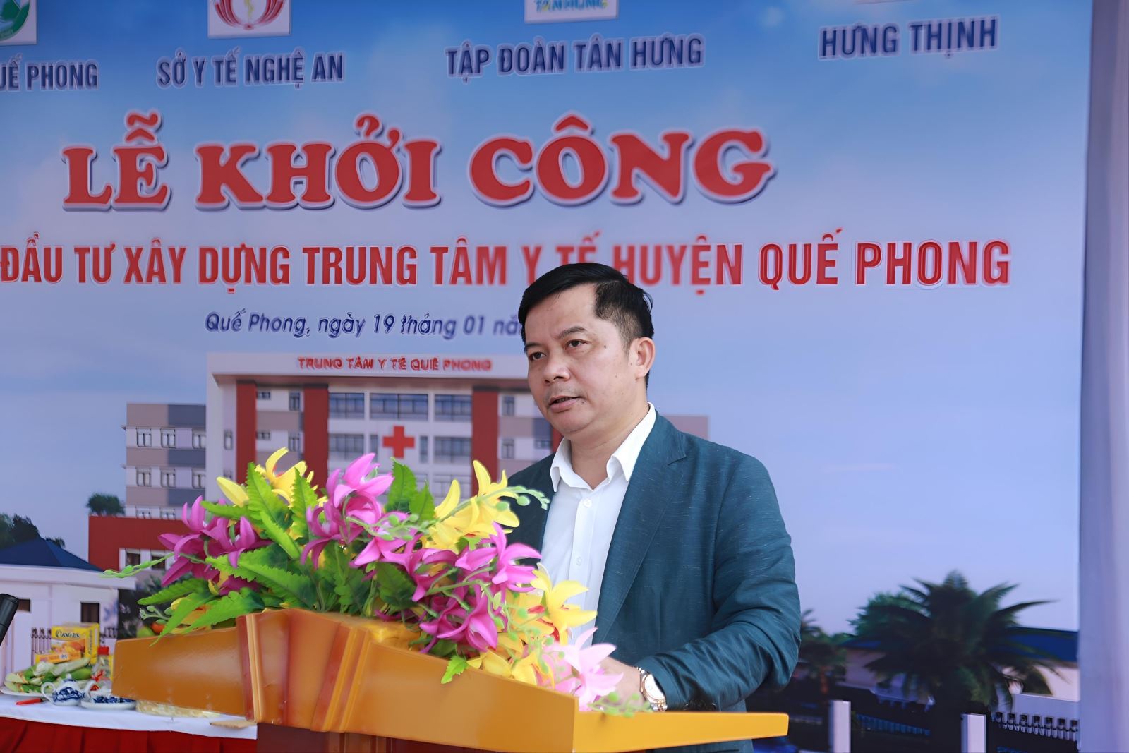 Ông Nguyễn Văn Nam, Phó giám đốc Sở Y tế Nghệ An cho biết, khi hoàn thành, công trình sẽ giúp người dân được tiếp cận dịch vụ y tế an toàn, thuận lợi, kịp thời.