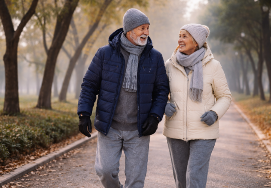 Thói quen đi bộ sáng sớm vốn được xem là tốt cho tim mạch, nhưng trong mùa đông lạnh giá, lại có thể làm tăng nguy cơ đau tim và đột quỵ ở người lớn tuổi và người có bệnh nền tim mạch.