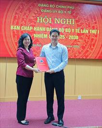 Thứ trưởng Thường trực Vũ Mạnh Hà giữ chức Phó Bí thư Thường trực Đảng ủy Bộ Y tế, nhiệm kỳ 2025-2030