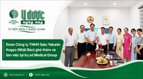 Medical Group tiếp đoàn Công ty Sato Yakuhin Kogyo, trao đổi định hướng hợp tác trong lĩnh vực y tế – dược phẩm