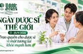Ngày Dược sĩ thế giới 25/9/2026: Trao quyền cho dược sĩ vì một tương lai khỏe mạnh hơn