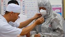 Bệnh nhân nCoV tại Chợ Rẫy được súc họng ngừa virus