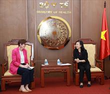 Quyền Bộ trưởng Đào Hồng Lan mong muốn WHO tiếp tục phối hợp, hỗ trợ y tế Việt Nam