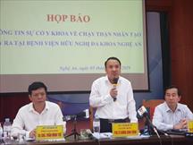 Nguyên nhân khiến 6 bệnh nhân ở Nghệ An gặp sự cố chạy thận nhân tạo